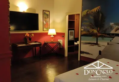 TV o dispositivi per l'intrattenimento presso Hotel Don Carlo