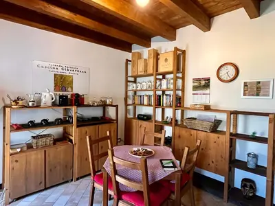 Cucina o angolo cottura di Agriturismo Cascina Clavarezza