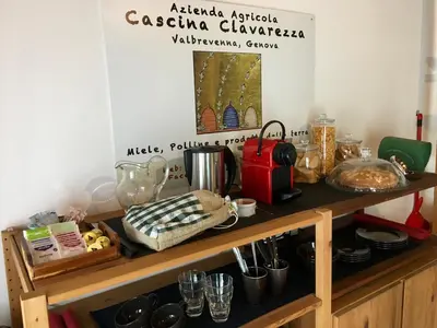 Set per la preparazione di tè e caffè presso Agriturismo Cascina Clavarezza