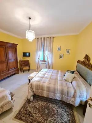 Letto o letti in una camera di B&B Al Calcandola