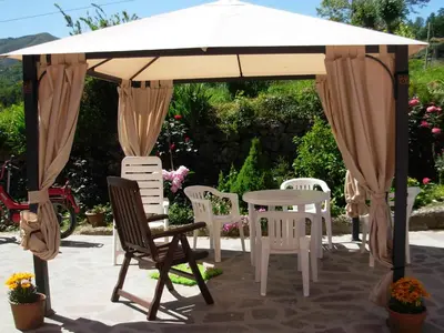 Giardino di Holiday Home in Mulazzo near Tuscan Castles