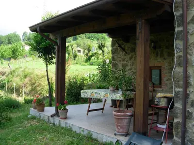 Giardino di Holiday home in Canossa with Swimming Pool, Garden, Barbecue