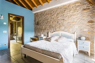 Letto o letti in una camera di Agriturismo Il Salice