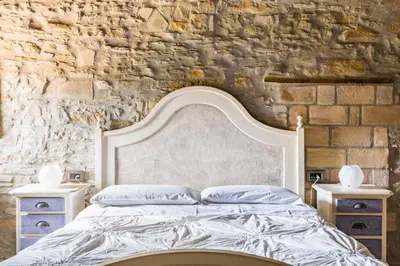 Letto o letti in una camera di Agriturismo Il Salice