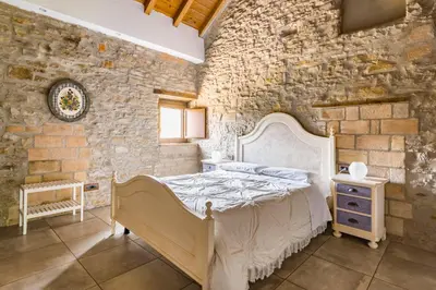 Letto o letti in una camera di Agriturismo Il Salice