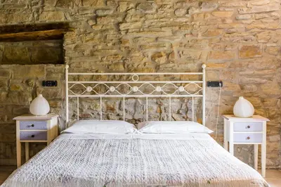 Letto o letti in una camera di Agriturismo Il Salice