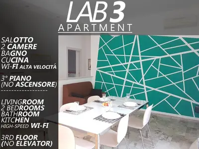 Planimetria di LAB3 City Private Apartment - 2 Bedrooms