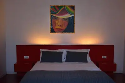 Letto o letti in una camera di AmaMantua