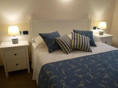 Letto o letti in una camera di La Vignana - 5 Terre