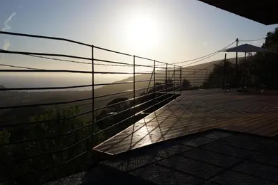 Paesaggio naturale nelle vicinanze della villa