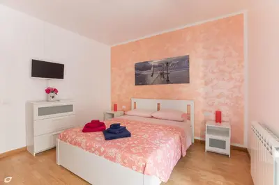 Letto o letti in una camera di Valery House
