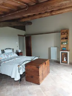Letto o letti in una camera di Ca' Növa
