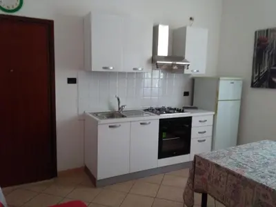 Cucina o angolo cottura di casa vacanza Regina