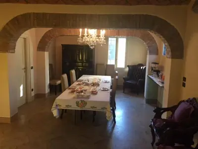 Area soggiorno di B&B Villa delle Palme