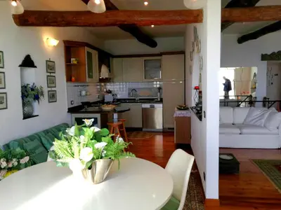 Cucina o angolo cottura di Zoagli, the house of the sun