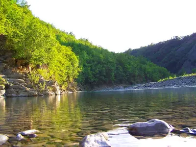 Paesaggio naturale nelle vicinanze dell'agriturismo