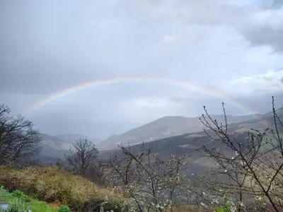 Paesaggio naturale nelle vicinanze del bed & breakfast