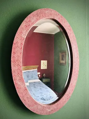 Letto o letti in una camera di B&B Podere Merlo