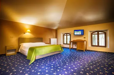 Letto o letti in una camera di Hotel Parco Fola