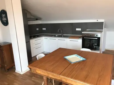 Cucina o angolo cottura di La casa con vista di Emma