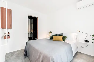 Letto o letti in una camera di Microcosmo La Spezia