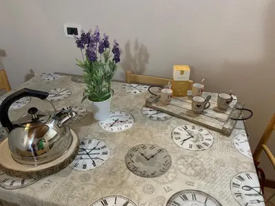 Set per la preparazione di tè e caffè presso La finestra sul Duomo di Pavia