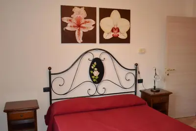 Letto o letti in una camera di B&B La Ca Vecia