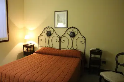 Letto o letti in una camera di Alle Roncole