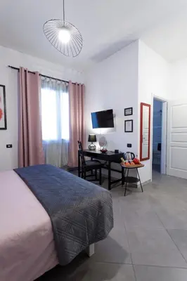 Letto o letti in una camera di Ca' Bianca B&B