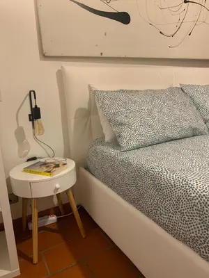 Letto o letti in una camera di La casa del Centro