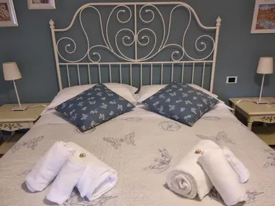 Letto o letti in una camera di Country House La Scortica