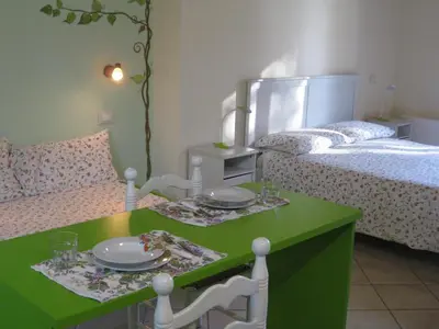 Letto o letti in una camera di Agriturismo Campagnoletto