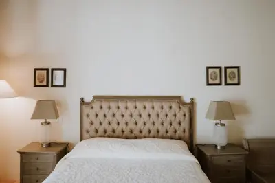 Letto o letti in una camera di Parco di Montebello