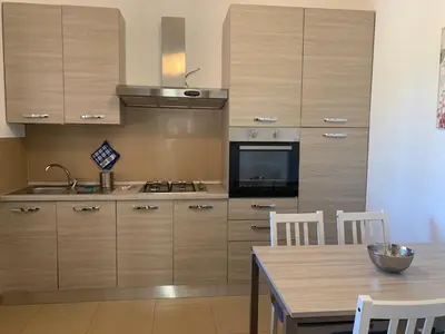 Cucina o angolo cottura di La Casetta Rosa
