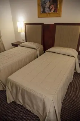 Letto o letti in una camera di Hotel dei Gonzaga