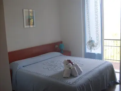 Letto o letti in una camera di Hotel Silvia Framura - Cinque Terre