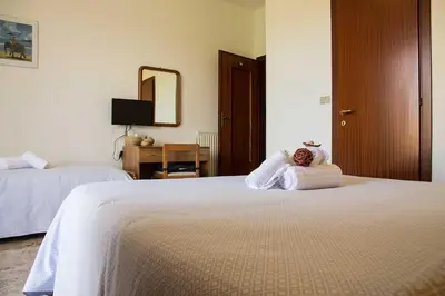 Letto o letti in una camera di Hotel Silvia Framura - Cinque Terre