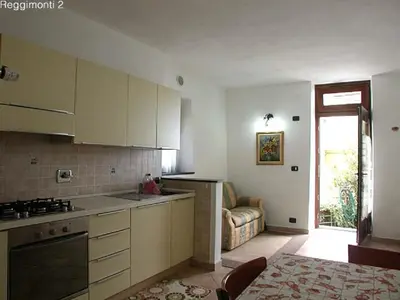 Cucina o angolo cottura di Case vacanza Reggimonti Cinque Terre
