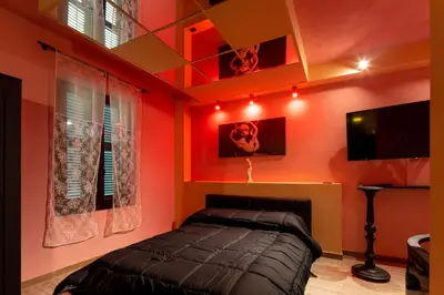Letto o letti in una camera di Afrodite IdroSuite