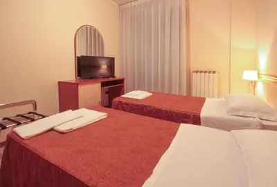 Letto o letti in una camera di Hotel Rose&Crown