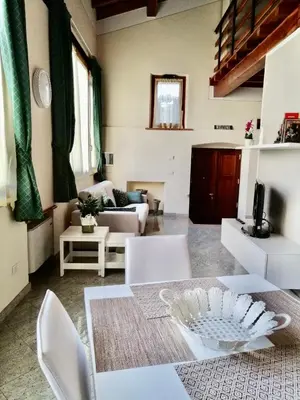 Area soggiorno di Il Vicoletto holiday house
