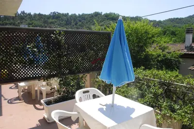 Balcone o terrazza di La Pergola Private Parking