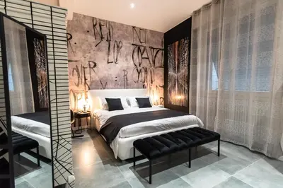 Letto o letti in una camera di Casa Del Profumo