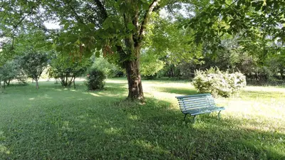 Giardino di Romantic apartment garden parking in Parma city Villa Podere Merlo
