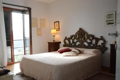 Letto o letti in una camera di la gatta sul sentiero