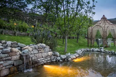 Paesaggio naturale nelle vicinanze of country house