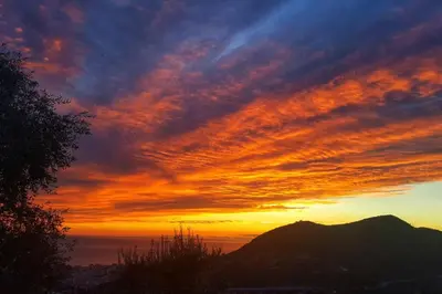Paesaggio naturale nelle vicinanze della casa vacanze