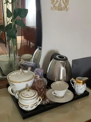 Set per la preparazione di tè e caffè presso Casa Perla