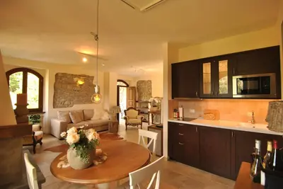 Cucina o angolo cottura di B&B Casale delle farfalle