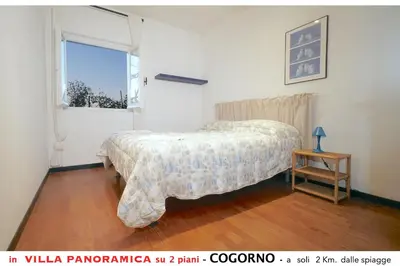 Letto o letti in una camera di Villa tra gli ulivi - bellissima vista panoramica